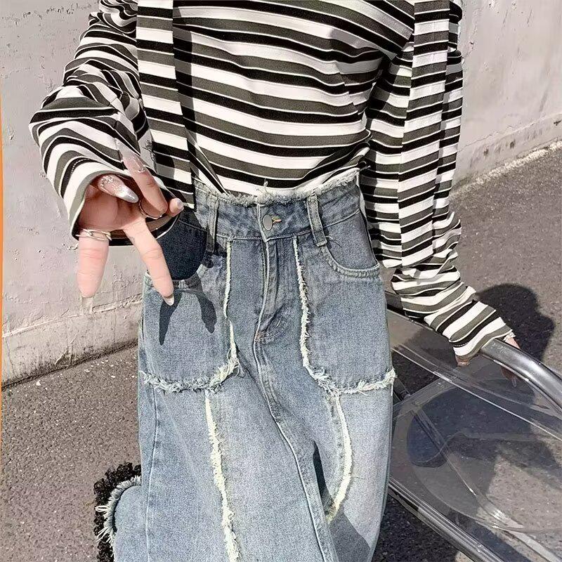 Women's High-Waisted Denim Fishtail Midi Skirt - Spring/Summer 2026 Collection