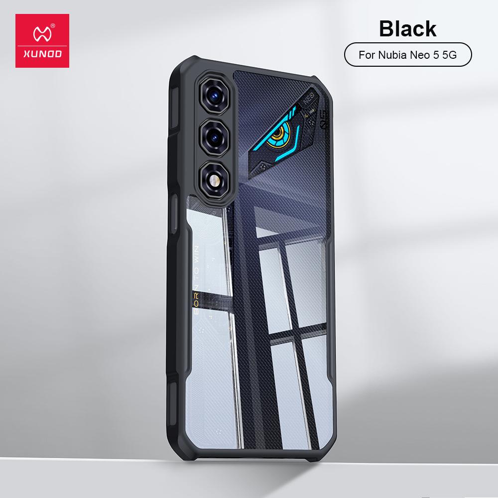 

For ZTE nubia Neo5 Neo 5 Pro Case XUNDD Luxury Casing Transparent Phone Cover Airbag Shockproof Bumper Protective Cases For ZTE nubia Neo 5 чорний
