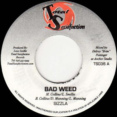 7-Zoll Schallplatte SIZZLA / MANY MORE - Bad Weed / One Of These Days TS036 Total Satisfact 2007 Jamaika Reggae, Ska & Dub Gebraucht