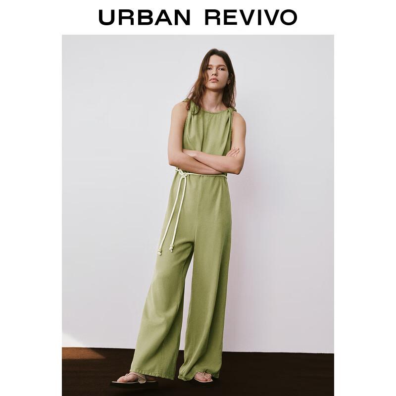 UR Women's 2024 Summer Casual Back Zipper Jumpsuit