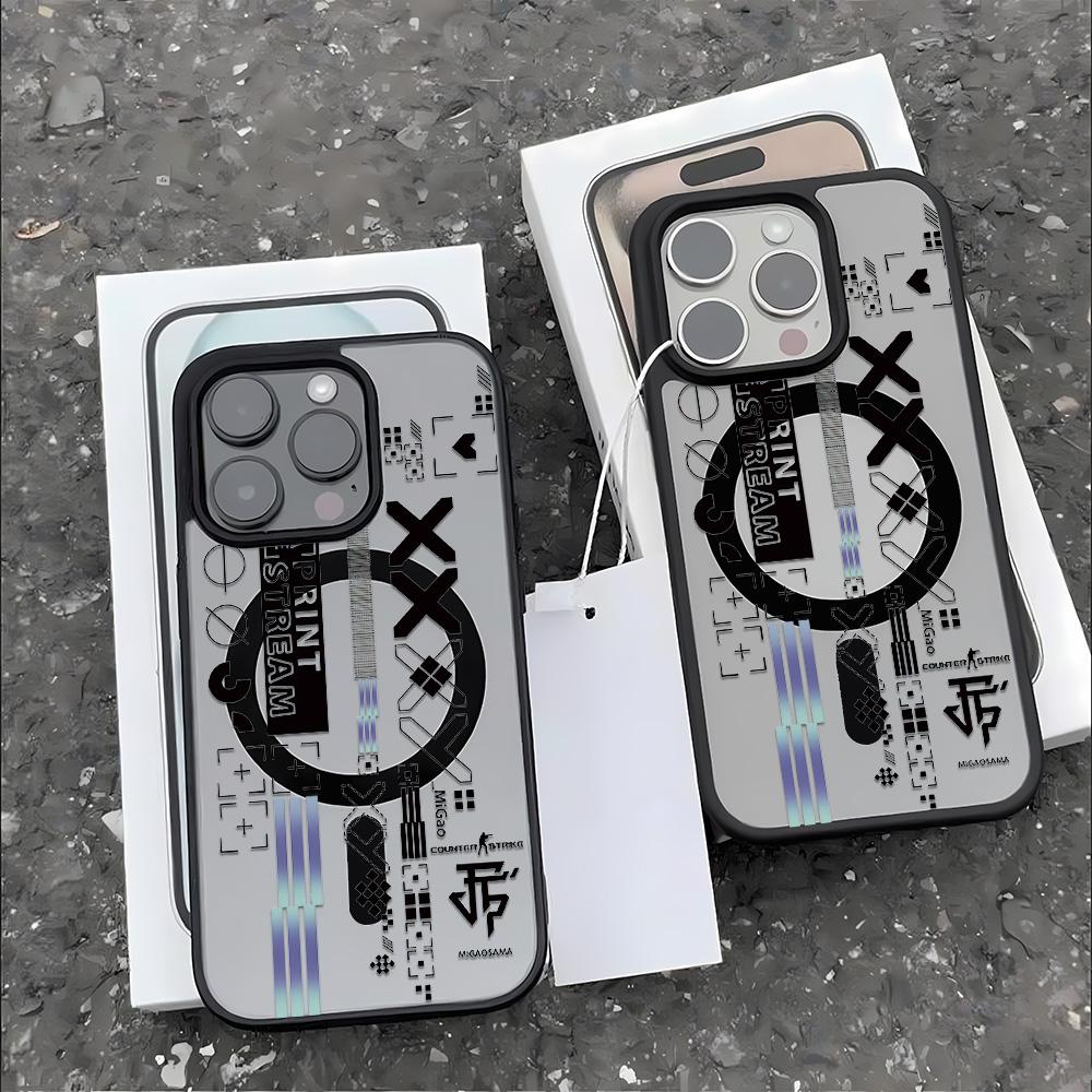 Magnetic Phone Case for iPhone 11 12 17 14 15 Pro Max 15 14 16 Pro13 14 15 16 Shockproof Case Mag-Safe Magnetic Ring Back Cover