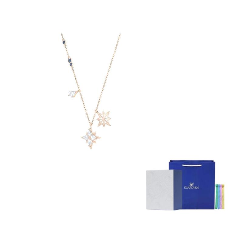 Swarovski Symbolica Necklaces Womens Rose Gold F-Camellia Gift Box розового золота