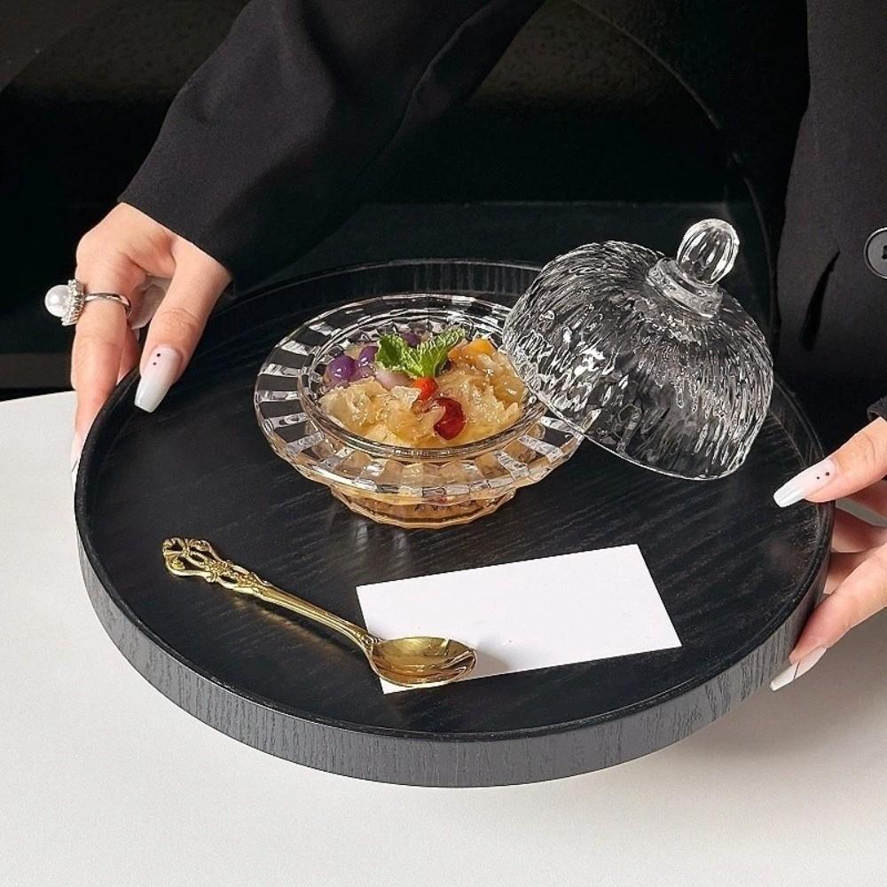 Exquisite Dessert Bowl Transparent Yogurt Bowl Multi-Purpose Bird's Nest Bowl  Fruit Serving