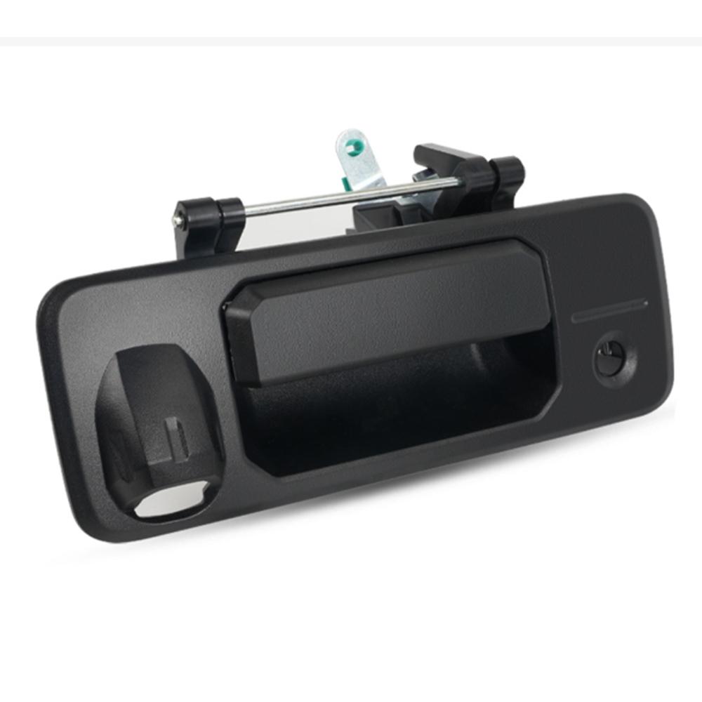 Maniglia Posteriore del Portellone del Pick-up Nera Opaca in ABS Maniglia del Gancio della Portiera con Foro per Supporto Telecamera per Tundra 2014-2019 Tacoma 2016-2020