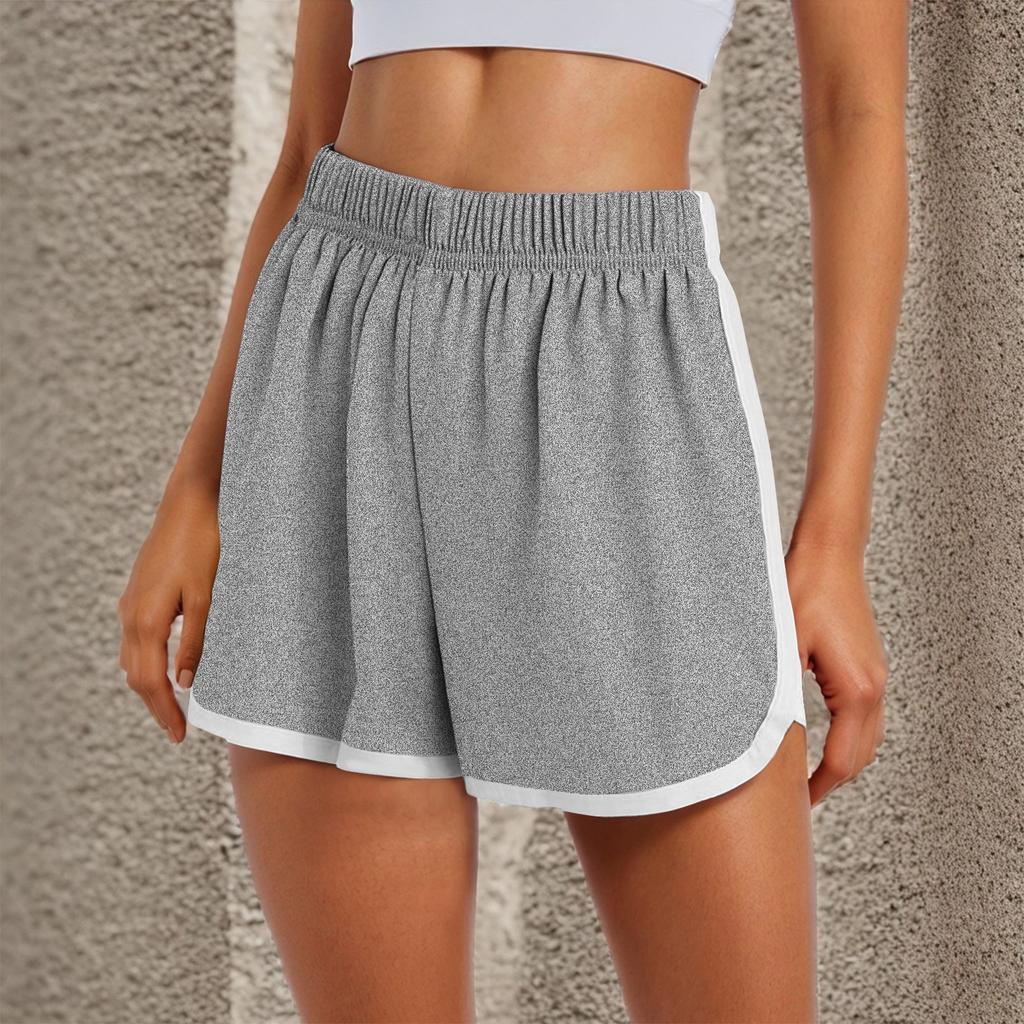 Women's Athletic Loose Fit Shorts Elastic Waist Casual Yoga Beach Shorts Lightweight Breathable Sportswear for Outdoor Activities