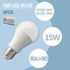 5Pack No Flicker 15W E27 LED Bulb Lamp AC 220V 110V 3000K 4000K 6000K Cold Lighting for Home Decoration