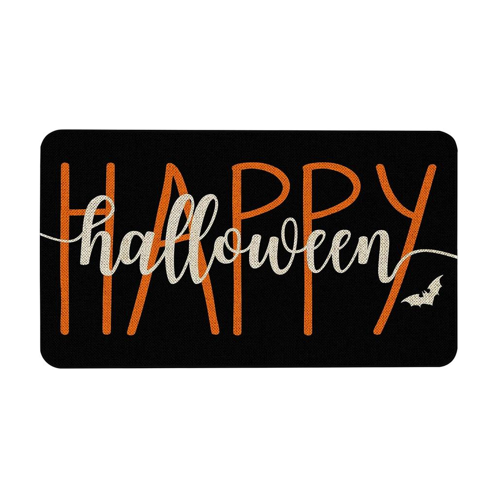 Halloween Floor Mats Holiday Decoration Porch Door Mats Bathroom Water-absorbent And Dirt-resistant Floor Mats