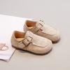 Children's Flat Shoes 2-18 Years Old Khaki Simple Boys Girls Casual Shoes Four Seasons Models Yellow Non-slip Kids Loafers 23-33