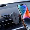 Magnetic Car Phone Holder - Alloy Folding Strong Magnet 360° Rotation Universal Dashboard Mount for Smartphones & Tablets