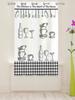 2Panels Chiffon Sheer Curtain Kitchen Curtain Kitchenware Chef Print  Voile Tulle Cortinas for Kitchen LivingRoom Window Cortina