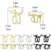 1 Pair Green Eyed Cats Ear Clip Fashionable Ear Jewelry Comfortable Earrings Nonslip Ear Accessories Alloy Texture