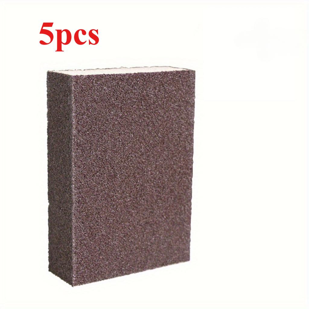 5pcs Magic Sponge Eraser Set Heavy-Duty Non-Electric Descaling & Rust Removal Scrubbers For Kitchen Bathroom Toilet Floor And Outdoor Cleaning