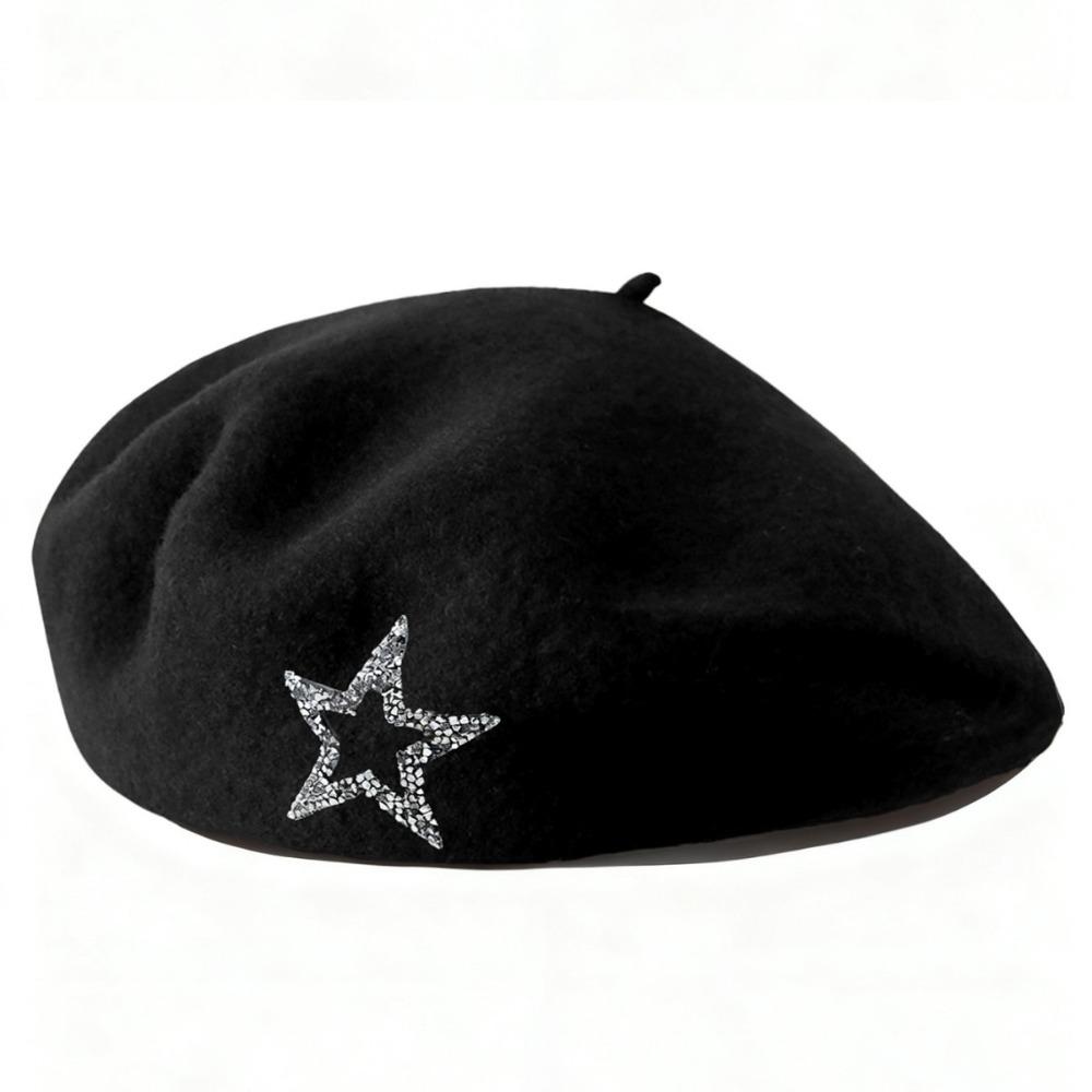 Retro Warm Painter's Hat Artist Style Winter All-match Hat  Spring Autumn Winter