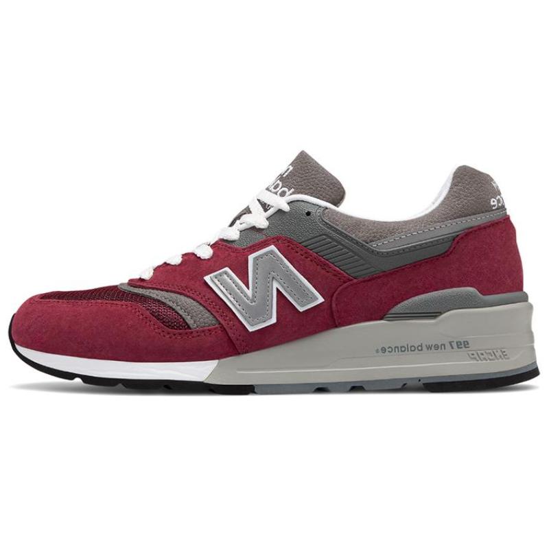 

New Balance 997 Сделано в США Бургунди Серые Кроссовки M997BR 41.5