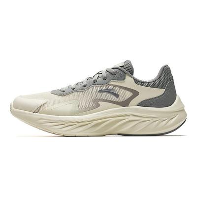 Lingyu Buty do biegania Casualowe Niskie z Amortyzacją Oddychające Proste Wygodne Test Fitness Męskie Sneakers Jasnoszare 912525522-2