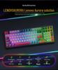 Aurora GK10 Two-Tone 98-Key Mechanical Hot-Swappable Backlit Esports Keyboard (Three-Mode, Wired/Wireless, Rechargeable)