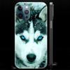 Alaskan Husky Dog Cute Puppy Luxury Phone Case For iPhone 13 15 14 12 11 Pro MAX XR X SE XS 7 8 Plus Silicone Black Matte Cover