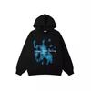 Mens Oversized Hooded Sweatshirt With 3D Digital Print Streetwear Style Casual Long Sleeve Pullover