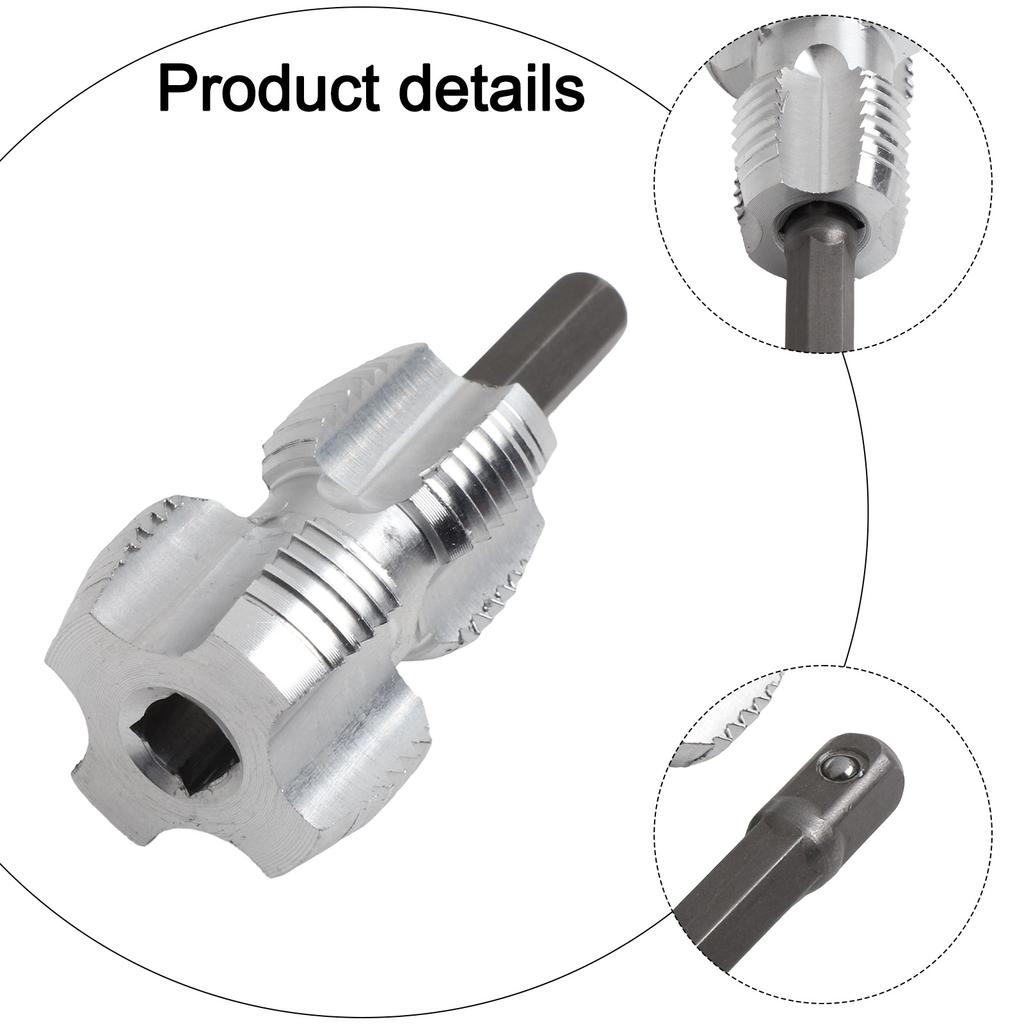 Pvc Pipe Threader Kit 4 Points 6 Points PPR Water Pipe Internal Thread Opener For Pvc Plastic Pipe Waterpipe Tapping Tool