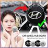 4 Peças 60MM Emblema de Carro Tampas Centrais de Cubo de Roda Coberturas de Aro de Carro Para Mistra Lafesta Elantra Accent IX35 I20 I30 Azera Sonata