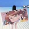 Bee And Puppycat Anime Big Microfiber Beach Towels Quick Dry Towel Sand Beach Towels Pool Towel for Travel Swim Pool Yoga