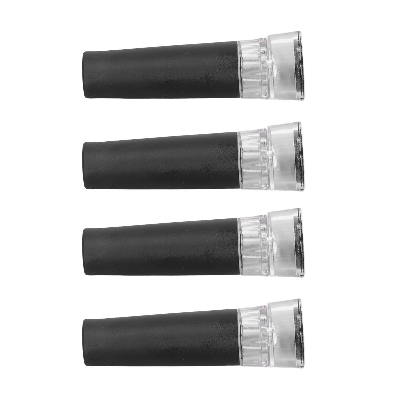 

4Pcs Vacuum Wine Stopper Slow Down Oxidation Keep Freshness Leakproof Durable Reusable Wine Bottle Stopper
