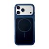 Dual-Color Liquid Silicone Magnetic Case for iPhone 17 Pro Max, Drop-Proof with Full Coverage and Contrasting Colors.