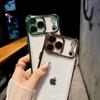Electroplated Transparent Drop-Proof Case for iPhone 16 Pro Max/Apple 17/15/14