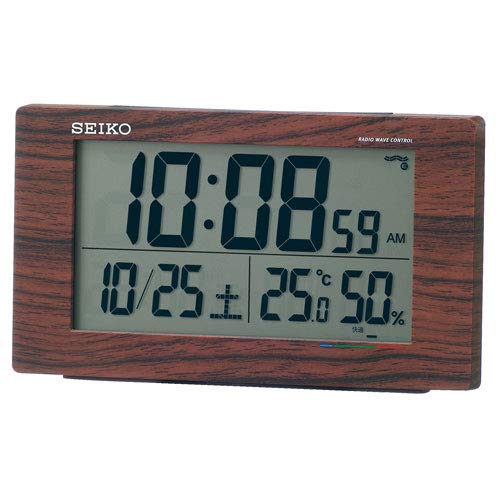 

Seiko Clock Radio Alarm Clock SQ784B коричневий