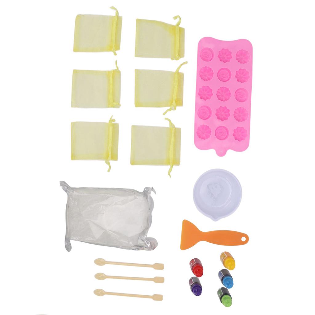 Soap Making Kit Corrosion Resistant Soft Easy Operation Cartoon Figure Animal Pattern Soap Making