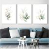 Bohemia Green Leaves Golden Floral Botanical Wall Art Canvas Paintings Poster Print Pictures For Living Room Kitchen Home Decor