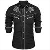 Camisa Occidental Tribal Étnica de Diseño de Lujo para Hombre Deporte Ocio Fiesta al Aire Libre 2023 Nueva