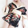 Japanese Geisha Oiran Kimono Lingerie Robe for Women