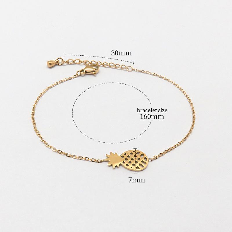 

JUSTOP Модный женский браслет из нержавеющей стали с титановой сталью, гальванизированной 18-каратным золотом, в европейском и американском стиле.