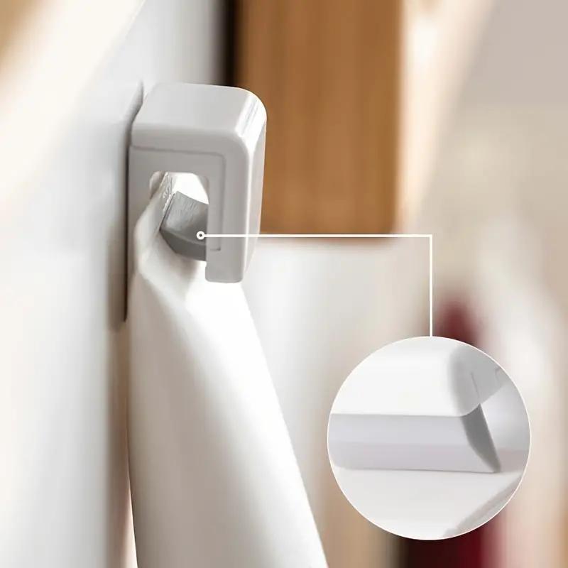 10pcs Toothpaste Storage Rack Without Perforations, Wall Mounted Bathroom Wall Mounted Multi-purpose Storage Toothpaste Clip