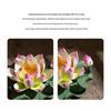 Ceramic Handmade Lotus Incense Holder - No Ash Falling, Indoor Stick Incense Base Ornament