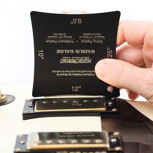 MUSIC NOMAD Stainless Steel Fingerboard Saddle Radius Measurement Gauge MN603