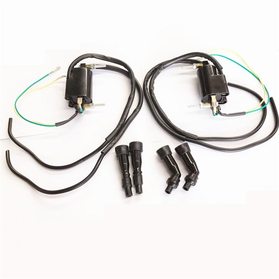 12V Hi Performance Ignition Coil Set For Kawasaki KZ Suzuki GS Honda CB 650 750