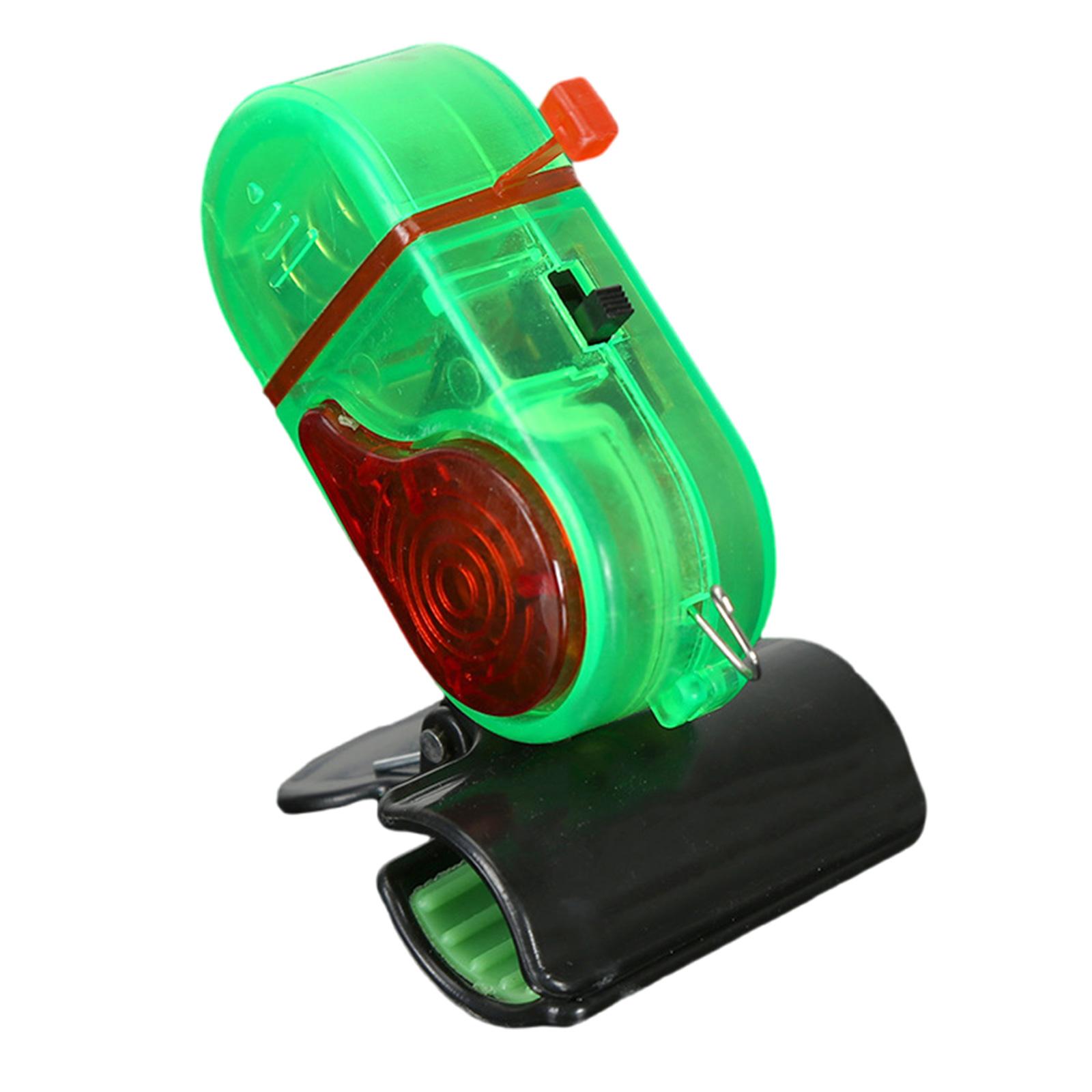 

Sensitive Bite Alert for Most Fishing Rod Fishing Bite Alarm Electronic Fishing Alarms Indicator Multi Angle Adjustable A зелений