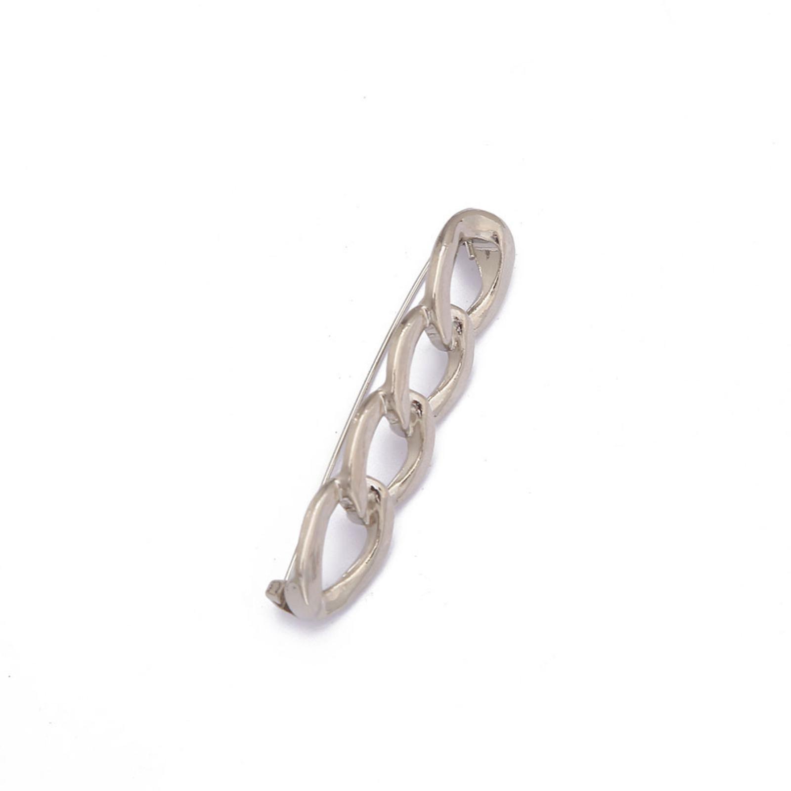 

2 Pieces Waist Tightening Clips Adjustable Waistband Buckles for Jeans Skirts Pants Size Modification Fastening Device Silver One Size