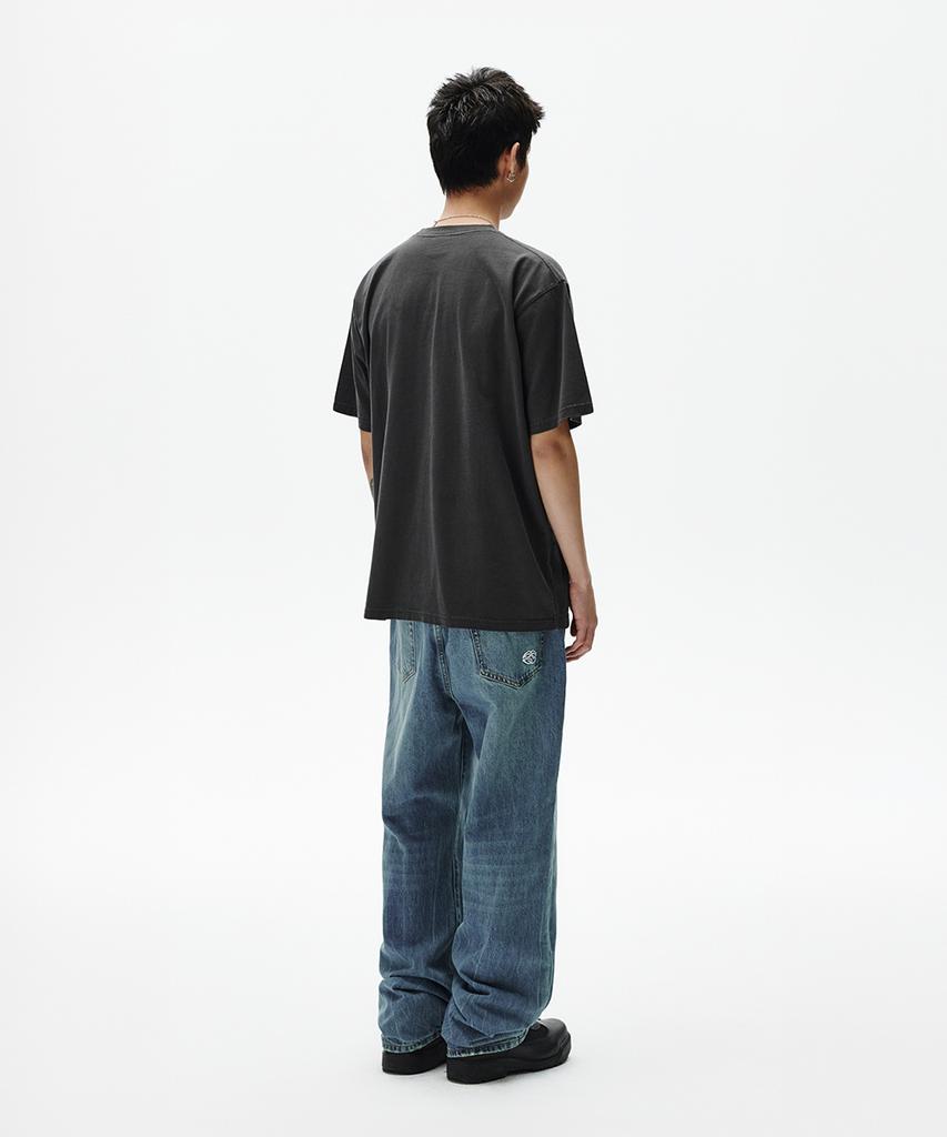 MAHAGRID Dreamer Pigment Tee Charcoal(Mg2Fmmt536A)