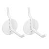 2PCS Pegboard Hole Hooks Metal Peg Wall Shelf Display Hook for Outdoor Camping Barbecue