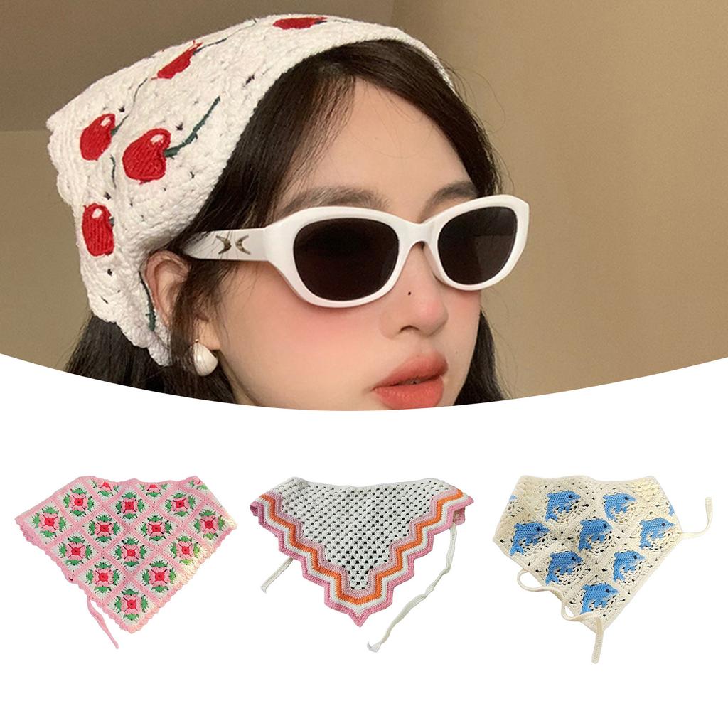 Sciarpa per capelli in tessuto a maglia alla moda, accessori per capelli, fascia per capelli alla moda da donna, sciarpe per capelli da ragazza, fascia per capelli da donna