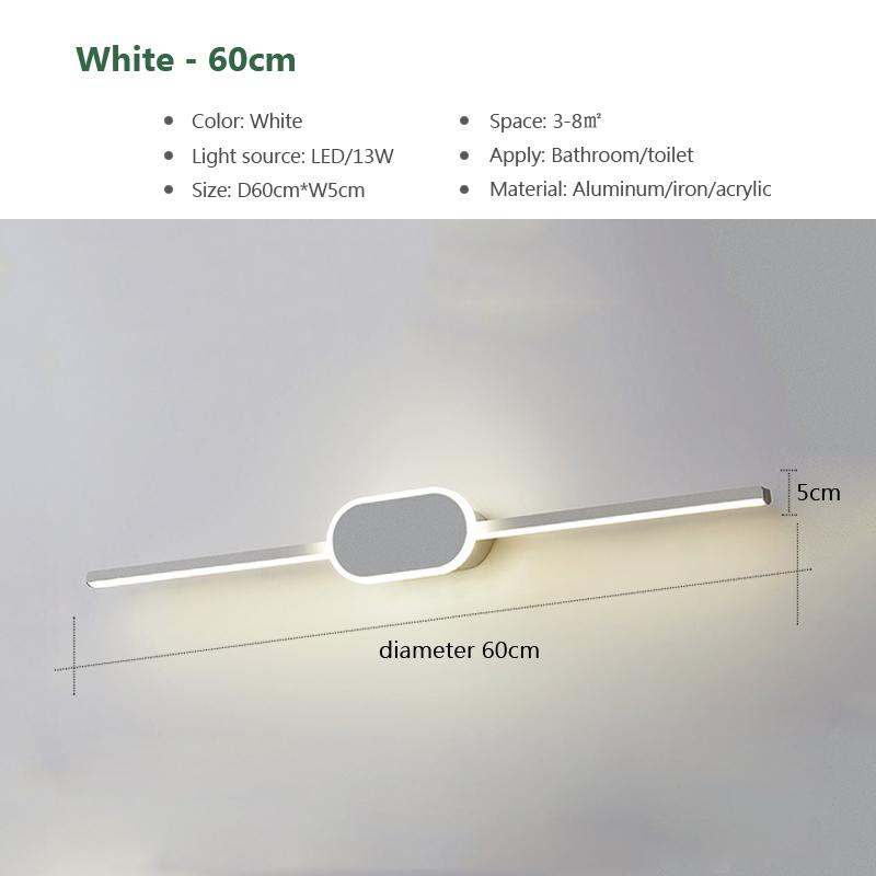 Moderne LED Wandleuchte Minimalistisch Kreativer Streifen Warm Luxuriöse Heimleuchten Für Badezimmer Garderobe Schlafzimmer Nachttisch Wanddekoration