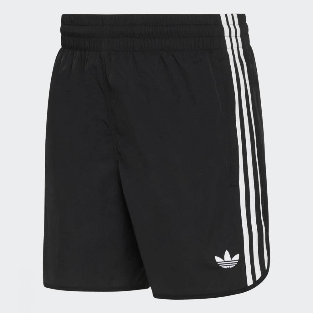 adidas Classic 3 Stripe Adjustable Waist Shorts Ke3566