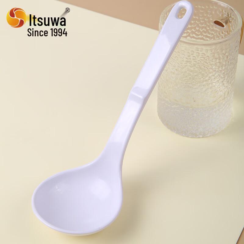 A5 Melamine White Dining Spoons