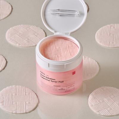 Eunyul Eunyul Lab Calamine Toner Pad Solução para Acne 60 folhas, 180ml (3 opções)
