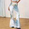 Pantaloni Yoga Donna a Zampa Vita Alta - Pantaloni Lunghi Casual Slim Fit per Uso Quotidiano