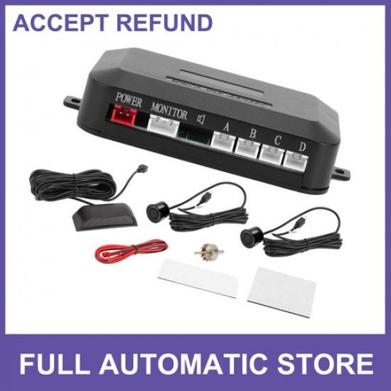 Auto Vehicle Reverse Backup Radar System 2 Parking Sensors Black for car SUV New