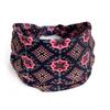European American Women's Hair Band African Print Pattern Wide Edge Elastic Knot Sports Yoga Headband Women's Headwear Hair